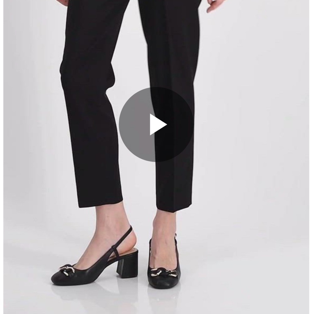 Giani Bernini Tatiaa Memory Foam Block Heel Slingback Pumps.